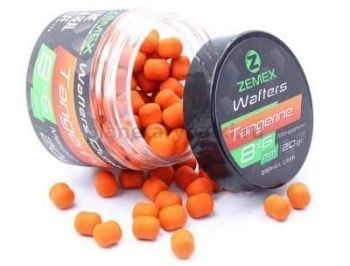 Бойлы нейтральные ZEMEX Wafters Dumbells Tangerine 8х6мм, 20гр.