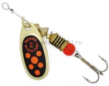 Блесна вращающаяся MEPPS Black Fury Orange №2, 4,5гр., цвет OR