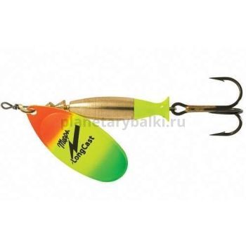 Блесна вращающаяся Mepps AGLIA LONG CAST №4, 17гр., Tiger