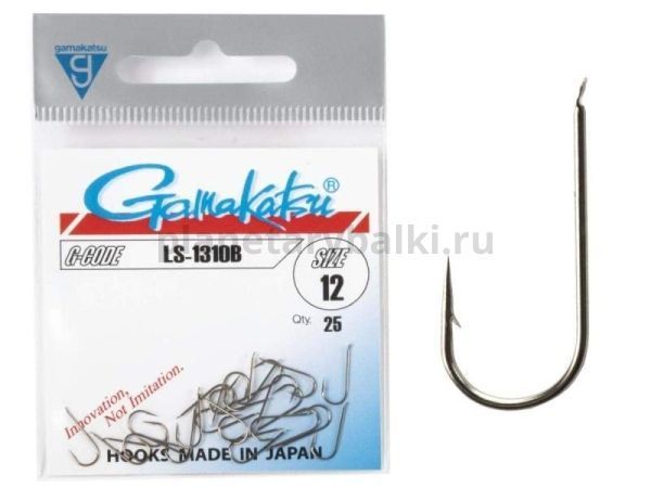 Крючки Gamakatsu LS-1310B HOOKS BRONZE разм. 12 25шт.