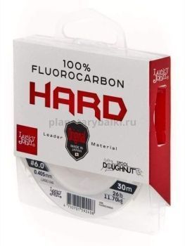 Леска монофильная Lucky John FLUOROCARBON Hard 30м, 0,40мм, 11,7кг