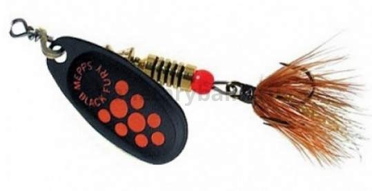 Блесна вращающаяся MEPPS Black Fury Mouche Orange №3, 6,5гр., цвет NR