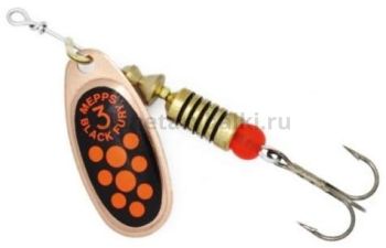 Блесна вращающаяся MEPPS Black Fury Orange №3, 6,5гр., цвет CU