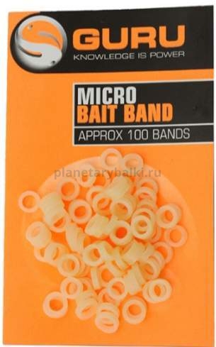 Колечко силиконовое для приманки Guru Bait Bands 100шт.