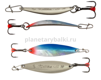 Блесна вертикальная ECOPRO Killka-S, 30мм, 2гр., цвет BIB