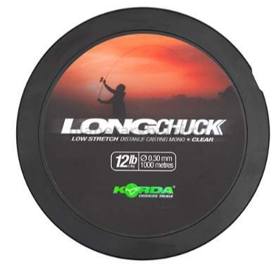 Леска KORDA Long Chuck Clear 1000м, 0,30мм, 6,5кг, 12lb