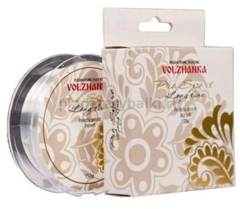 Леска монофильная VOLZHANKA Pro Sport Long Line 150м, 0.24мм, 5,4кг цвет прозрачный