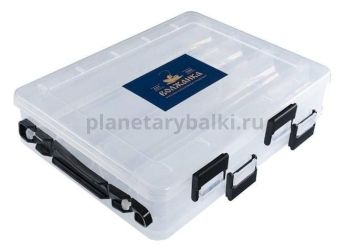 Коробка рыболовная Волжанка H1703 20.5*17*4.8см двухсторонняя