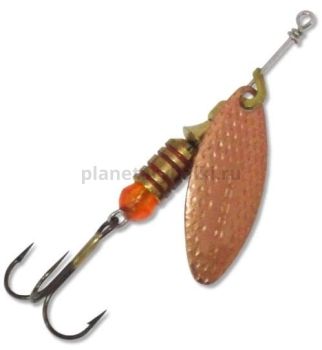 Блесна вращающаяся ILBA LUNGO n/d №5M, 24гр., цвет cooper