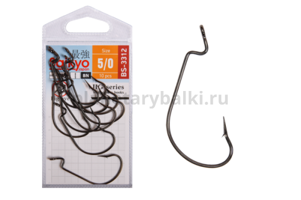 Крючки Saikyo BS-3312 BN №5/0, 10шт.