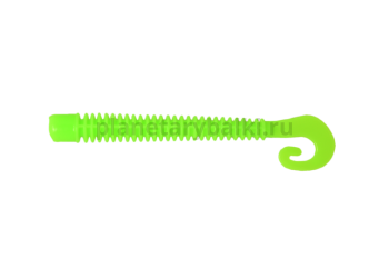 Приманка силиконовая LureMax CHEEKY WORM 4'' 10см, Chartreuse True 06-042, 6шт.