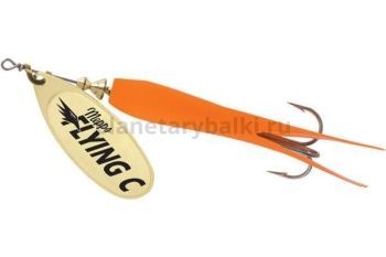 Блесна вращающаяся Mepps AGLIA FLYING C №3, 10гр., цвет Gold/Orange