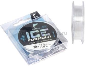 Леска монофильная зимняя Salmo Elite ICE FORMULA Clear 30м, 0,10мм, 1,15кг