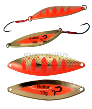 Блесна колеблющаяся LureMax Hattori 55мм, 10гр., цвет 44