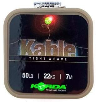 Лидкор KORDA Kable Tight Weave Kamo 7м, 22,7кг, 50lb