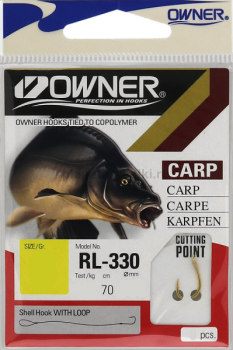 Поводок готовый OWNER RL-330 №1, 70см, 6шт.