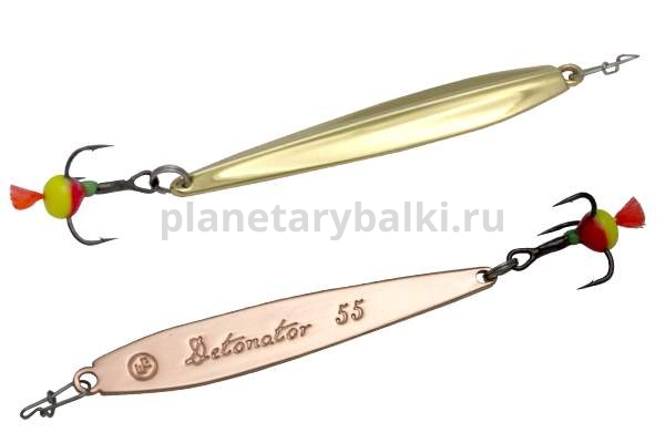 Блесна вертикальная ECOPRO Detonator 65мм, 7гр., цвет GC