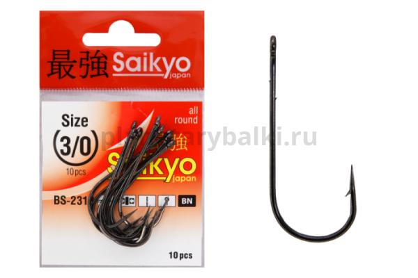 Крючки Saikyo BN BS-2313 №3/0, 10шт.