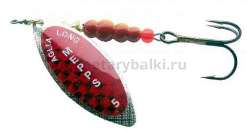 Блесна вращающаяся MEPPS Aglia Longue Redbo №5, 29гр., цвет AG