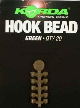 Бусина стопорная KORDA High Grip Hook Bead размер M, 10шт.