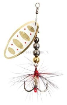 Блесна вращающаяся Lucky John SHELT BLADE №3, 12гр., цвет 002