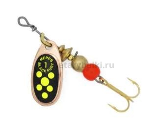 Блесна вращающаяся MEPPS Black Fury Chartreuse №1, 3,5гр., цвет CU