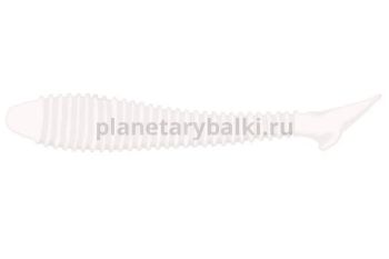 Виброхвост LureMax SEEKER 2,5''/6,3см, White UV 009, 10шт.