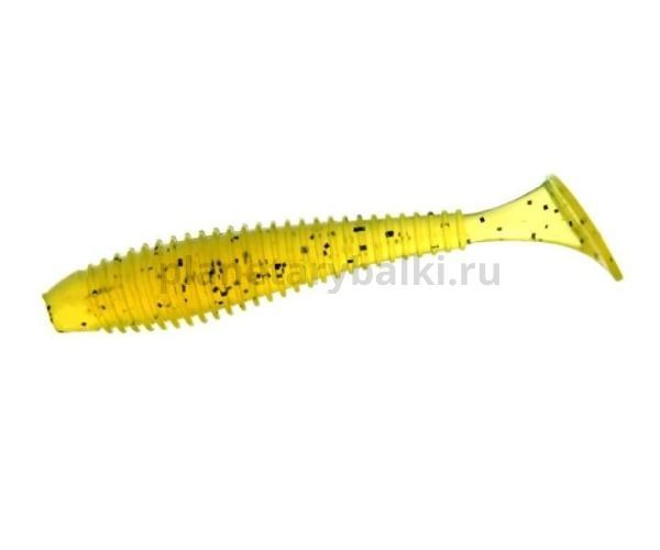 Виброхвост FLAGMAN Mystic Fish Fat 3,3" 8,2см, #112 Chartreuse, 4шт.
