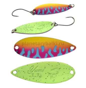 Блесна колеблющаяся LureMax Yumi 34мм, 3,3гр., цвет 132