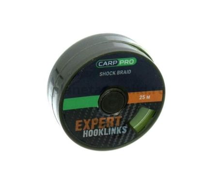 Шок-лидер CARP PRO Shock Braid зеленый 25м, 20,1кг, 45lb
