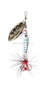Блесна вращающаяся Lucky John TRIAN BLADE LONG 12гр., цвет 003 в блистере