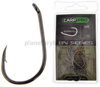 CARP PRO Крючок Black Nickel Wide Gape Trophy №1 10шт