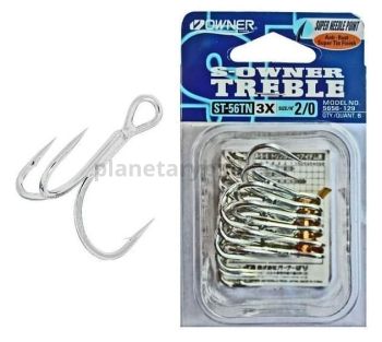 Крючки тройные OWNER ST-56TN №1, 6шт.