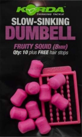Имитационная приманка KORDA Dumbell Slow Sinking Fruity Squid 8мм, 10шт.