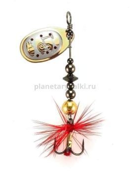 Блесна вращающаяся Lucky John BONNIE BLADE №1, 3.5гр., цвет 007 в блистере
