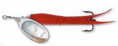 Блесна вращающаяся MEPPS Aglia Flying №1, 10гр., цвет AG/red