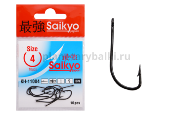 Крючки Saikyo Crystal BN KH-11004 № 4, 10шт.