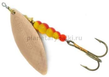 Блесна вращающаяся MEPPS Aglia Longue №4, 17гр., цвет CU