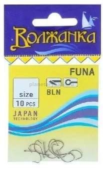 Крючки Волжанка Funa №6, 10шт.