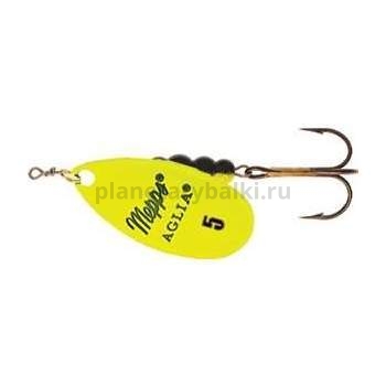Блесна вращающаяся Mepps AGLIA FLUO 5, 13гр., цвет Chartreuse
