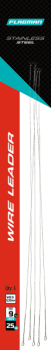 Поводок скрутка F-FISHING Wire Leader стальной 9кг, 25см, 0,30мм, 5шт.