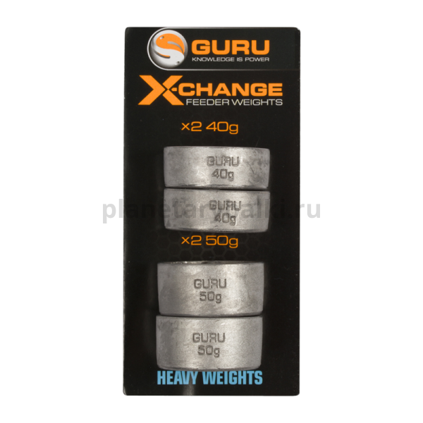 Сменный груз для кормушки GURU X-Change Distance Feeder Weights Heavy 40+50гр.