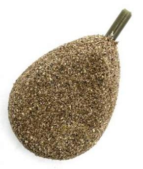 Грузило KORDA Textured Flat Pear Inline 2,5oz, 70гр.