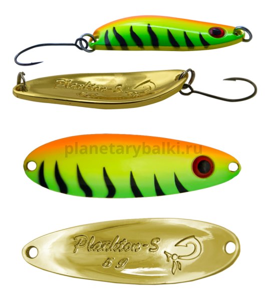 Блесна колеблющаяся LureMax Plankton-S, 40мм, 5гр., цвет 78