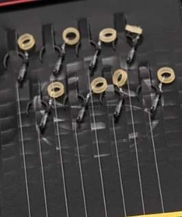Поводки готовые GURU SMWG Bait Band 4" 10см, №12, 0,19мм, 8шт.