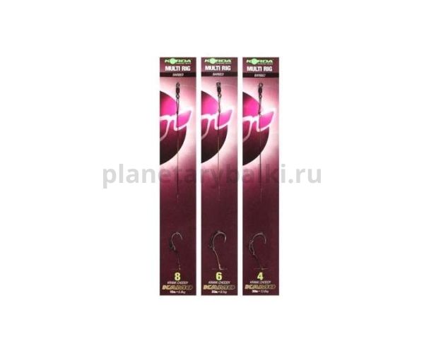 Поводок готовый KORDA Multi Rig Kamo 30lb Krank Choddy №4