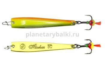 Блесна вертикальная ECOPRO Alaskan, 70мм, 11гр., цвет FRG