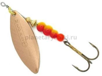 Блесна вращающаяся MEPPS Aglia Longue №3, 11,5гр., цвет CU