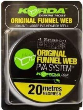 KORDA Сетка PVA запасная Funnel Web Hexmesh 20м