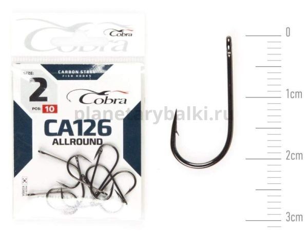 Крючки Cobra Allround VIKING CA126 №2, 10шт.